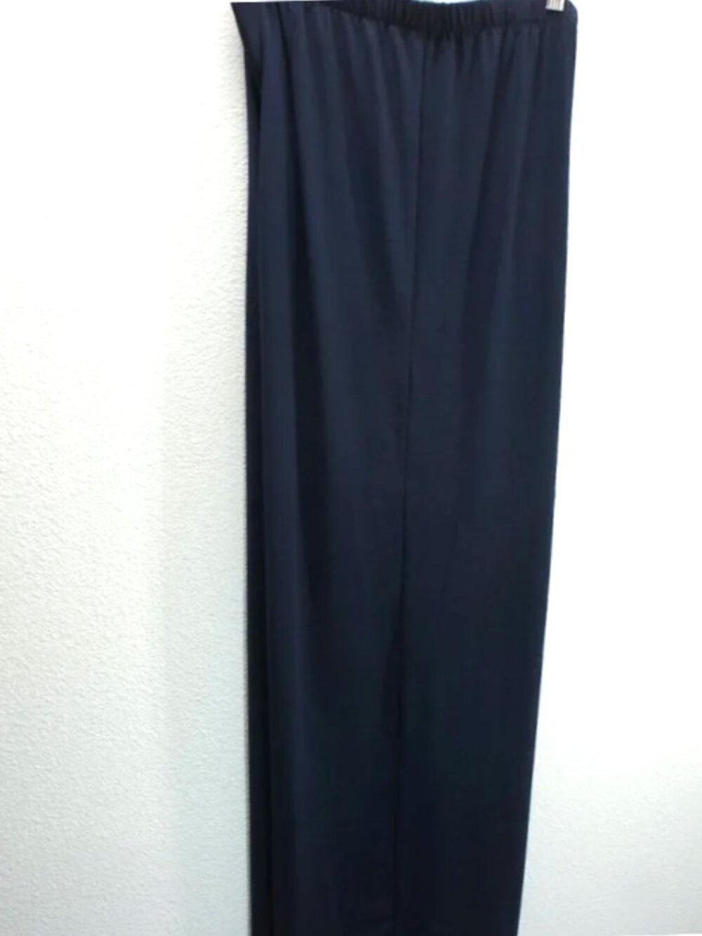 CHICO'S Easy Chic Wide Leg Soft Palazzo Navy pants size 1 - Picture 2 of 4